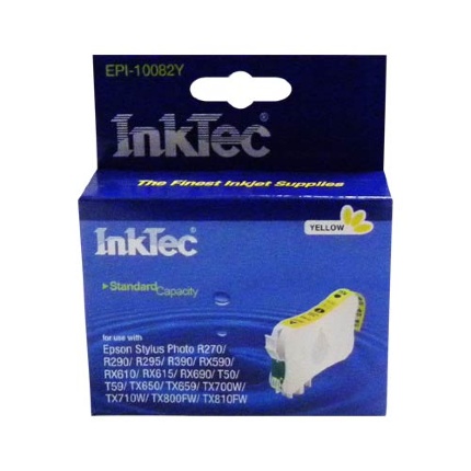 Картридж для (T0824N) EPSON R270/390/RX590/TX700 жёлт InkTec