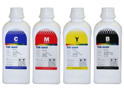Чернила для HP (10) C4842A, (11) C4838A, (13) C4817A Business inkjet 3000/1100/2230/Designjet 100/500/800 (1л, yellow,Dye) HIM-960Y Ink-Mate