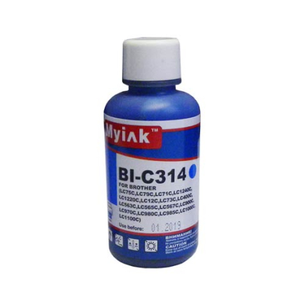Чернила для Brother LC1240С (100мл,cyan) BI-C314 Gloria™ MyInk