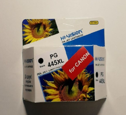 Картридж совместимый (аналоговый) для CANON   PG-445XL (18мл.) чёрный   HI VISION
