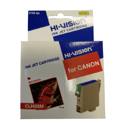 Картридж совместимый (аналоговый) для Canon CLI-426M  Magenta HI VISION