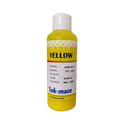 Чернила для HP (973) X452dw/X477dw/x577dw/x576dw (100мл,yellow, Pigment) HIM-973PY Ink-Mate