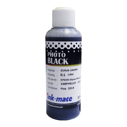 Чернила для EPSON (T0871) R1900/2000 (100мл, photo black, Pigment ) EIMUB-1900PB Ink-Mate