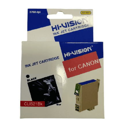 Картридж совместимый (аналоговый) для Canon CLI-521BK Black HI VISION