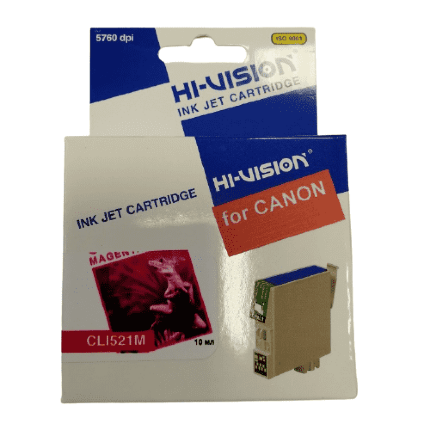 Картридж совместимый (аналоговый) для Canon CLI-521M Magenta HI VISION