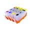 Набор картриджей ПЗК (T7021-7024) для Epson WorkForce Pro WP-4000/4015/4500/ (Re-WP4015) 4шт IST
