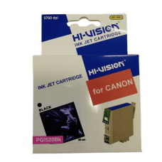 Картридж совместимый (аналоговый) для Canon PGI-520 Bk BLACK HI VISION