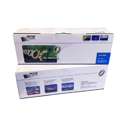 Тонер-картридж для (TK-5150C) KYOCERA ECOSYS P6035/M6035/M6535 (10K) син UNITON Premium GREEN LINE