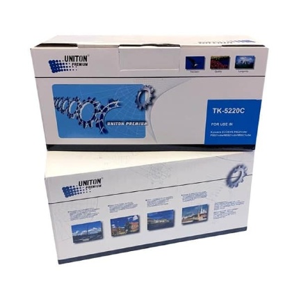 Тонер-картридж для (TK-5220 C) KYOCERA ECOSYS P5021 (ОГРАНИЧЕННОЕ ПРИМЕНЕНИЕ) (1,2K) син UNITON Premium