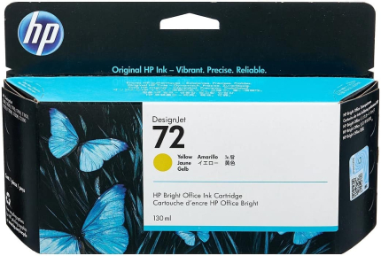 Картридж HP C9373A желтый №72 оригинальный