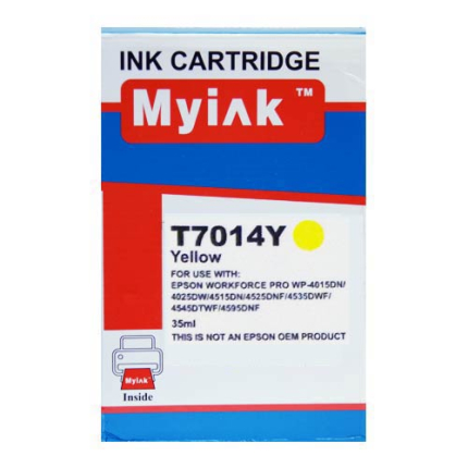 Картридж для (T7014) EPSON WorkForce Pro WP-4015/4025/4515/4525/4535 желт MyInk