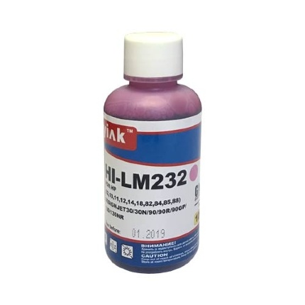 Чернила для HP ( 85) HP Designjet30/30n/90/90r/90gp/130 C9429A (100мл,light magenta,Dye ) HI-LM232 MyInk
