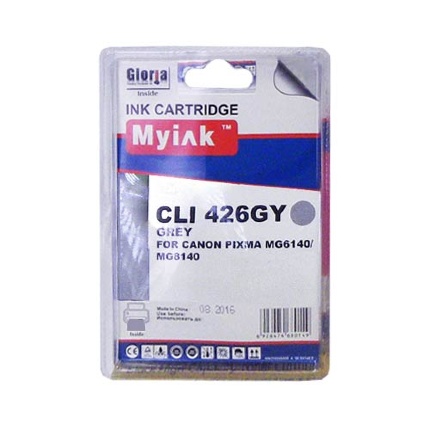 Картридж для CANON  CLI-426GY  PIXMA MG6140/8140 серый (9ml, Dye) MyInk