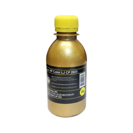 Тонер для HP Color LJ CP 2025/CM 2320  (фл,80,желт,glossy, Chemical MKI) Gold ATM
