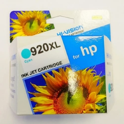 Картридж совместимый (аналоговый) для Hewlett-Packard  №920XL (CD972AE) Cyan  HI VISION