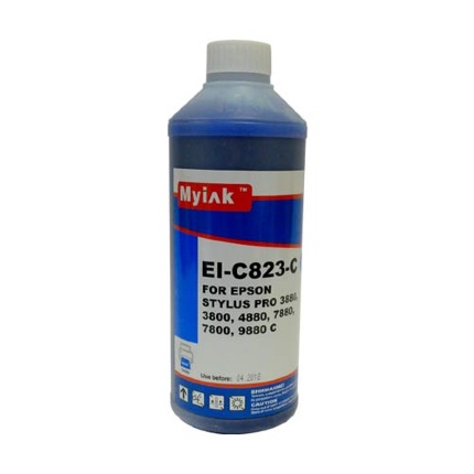 Чернила для EPSON (T0592) St Pro R2400/2880/ 3000/3800/7800/9800/7880/9880 (1л, cyan, Pigment) EI-C823-C EverBrite™ MyInk