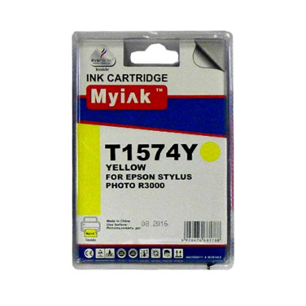 Картридж для (T1574) EPSON St Photo R3000 желт MyInk 