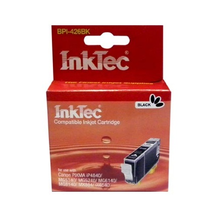 Картридж для CANON  CLI-426 BK PIXMA iP4840/MG5140/5240/6140/8140 ч InkTec