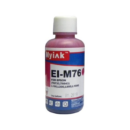 Чернила для EPSON (T6733) L100/L200/ L655/ L800/ L1800 (100мл, magenta) EI-M76 Gloria™ MyInk