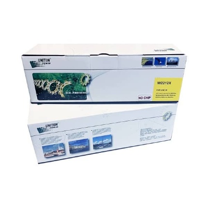 Картридж для HP Color LJ M255/MFP M282/M283 W2212X (207X) желт (2,45K) БЕЗ ЧИПА!!! UNITON Premium GREEN LINE (Eco Protected)