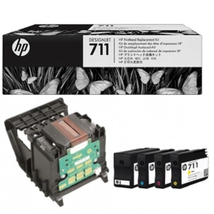 Печатающая головка HP No.711 (C1Q10A) Bundle (C, M, Y, Bk)